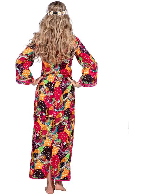 Disfraz de hippie Deluxe para mujer - Wilbers | Funidelia