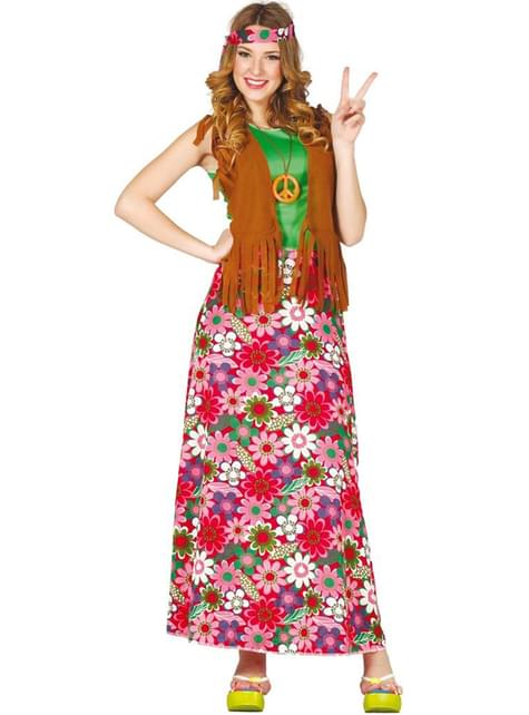 Disfraz de Hippie happy para mujer - Guirca | Funidelia