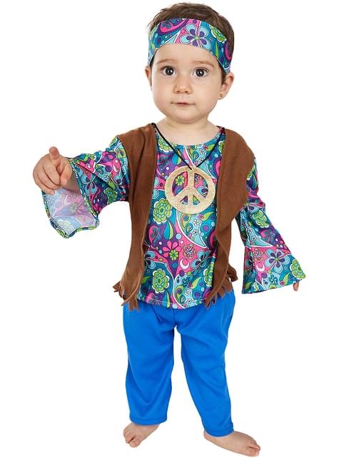 Disfraz de Hippie para bebé - Funiglobal | Funidelia
