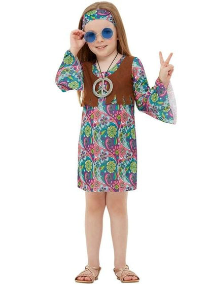 Disfraz de hippie para niña - Funiglobal | Funidelia