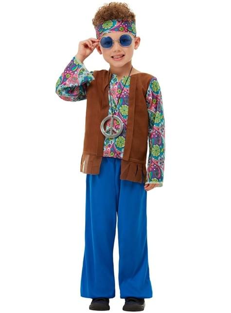 Disfraz de hippie para niño - Funiglobal | Funidelia