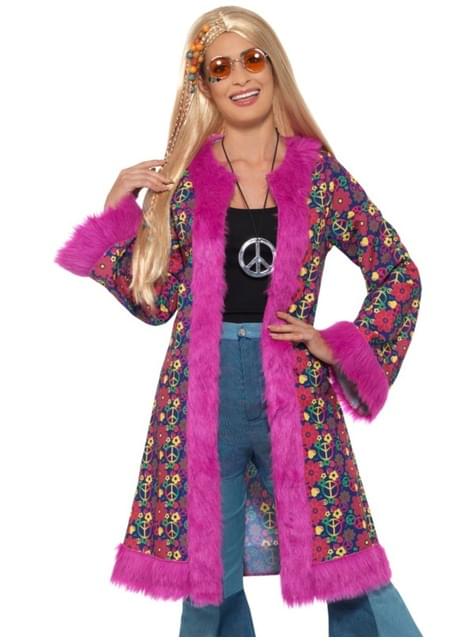 Disfraz de hippie psicodélico para mujer - Smiffys | Funidelia