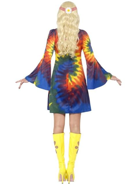 Disfraz de hippie sesentera con vestido - Smiffys | Funidelia