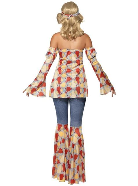 Disfraz de hippie vintage para mujer - Smiffys | Funidelia