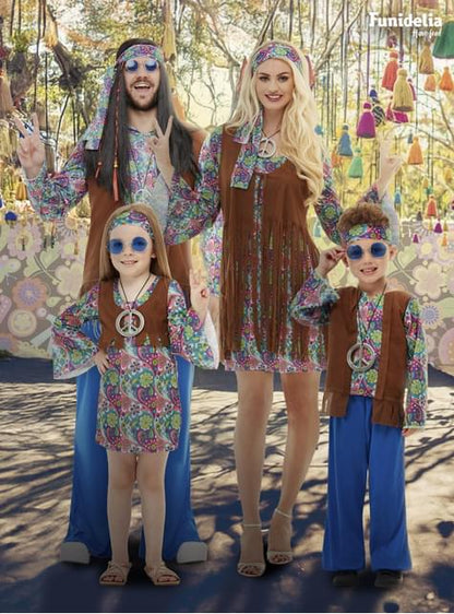 Disfraz de hippie - Funiglobal | Funidelia