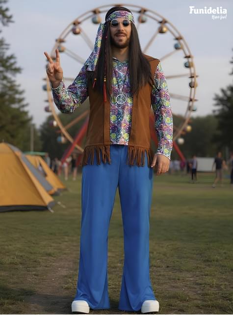Disfraz de hippie - Funiglobal | Funidelia