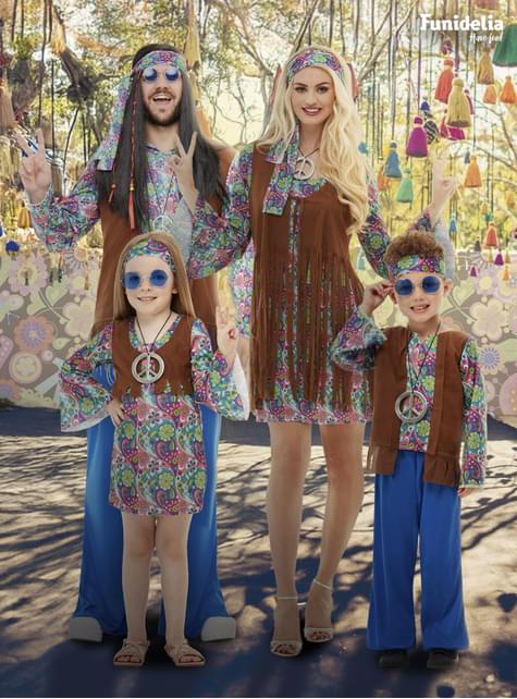 Disfraz de hippie - Funiglobal | Funidelia