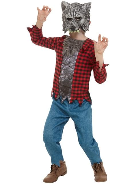 Disfraz de Hombre Lobo escocés para niño