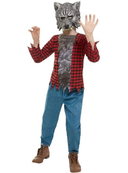 Disfraz de Hombre Lobo escocés para niño