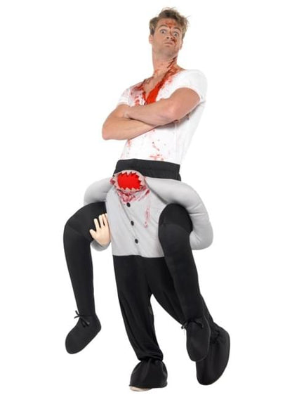 Disfraz a hombros hombre sin cabeza para adulto