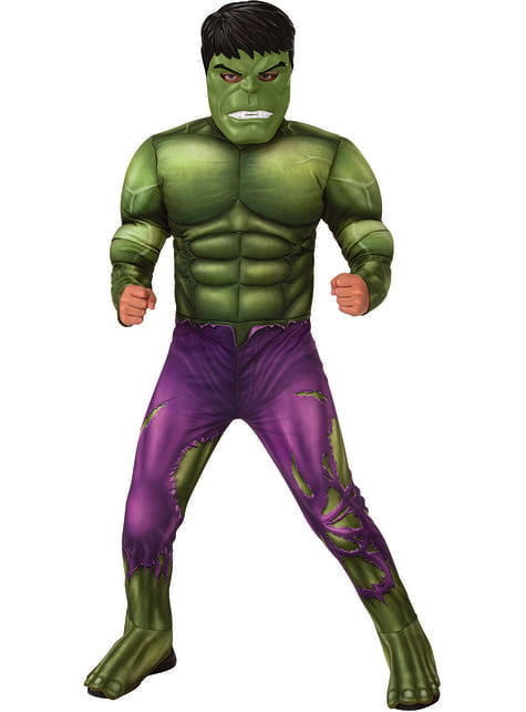 Disfraz de Hulk Deluxe para niño - Los Vengadores - Rubies USA | Funidelia