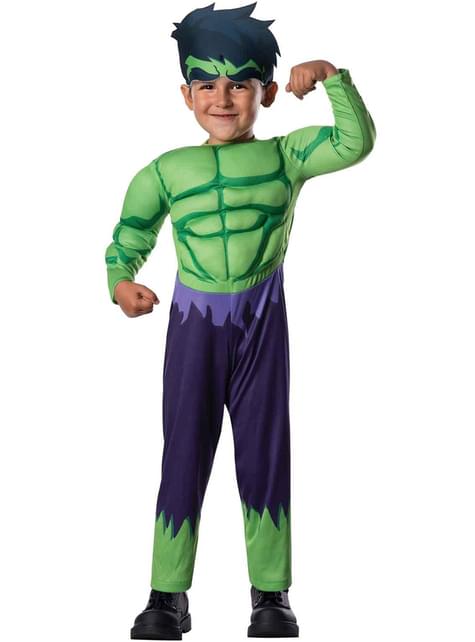 Disfraz de Hulk Vengadores Unidos para bebé