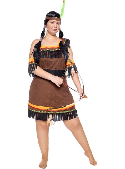 Disfraz de India Deluxe talla grande - Funiglobal | Funidelia