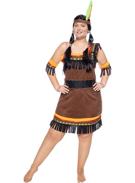 Disfraz de India Deluxe talla grande - Funiglobal | Funidelia