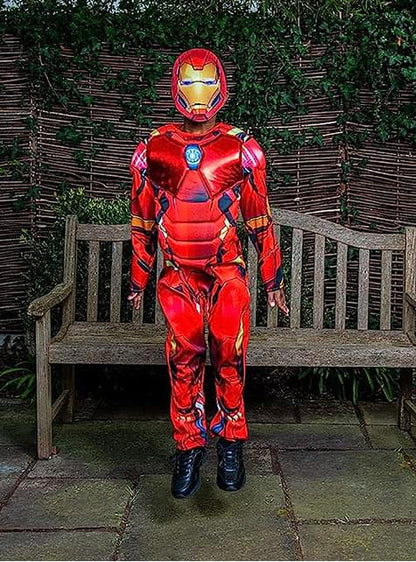 Disfraz de Iron Man Deluxe para niño - Los Vengadores - Rubies USA | Funidelia