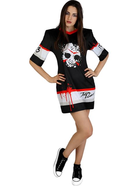 Disfraz de Jason Viernes 13 hockey para mujer - Funiglobal | Funidelia