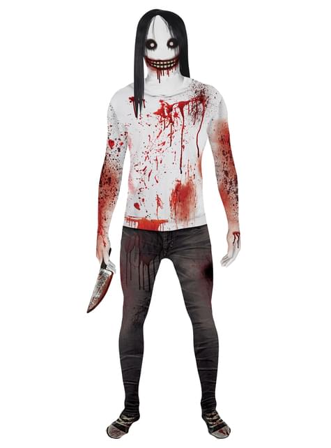 Disfraz de Jeff the Killer Morphsuit para hombre - Morphsuits | Funidelia