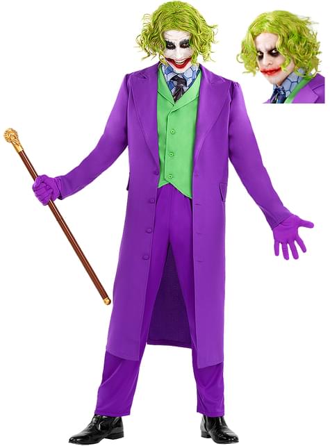Disfraz de Joker con peluca - El Caballero Oscuro