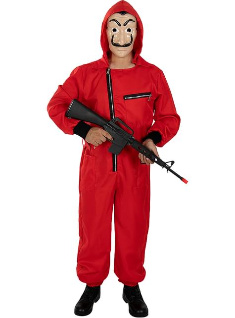 Disfraz de la Casa de Papel con fusil talla grande - Funiglobal | Funidelia