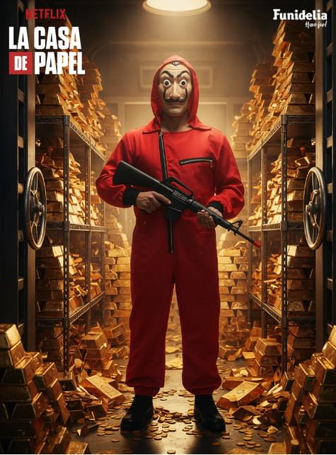 Disfraz de la Casa de Papel - Oficial Netflix - Funiglobal | Funidelia