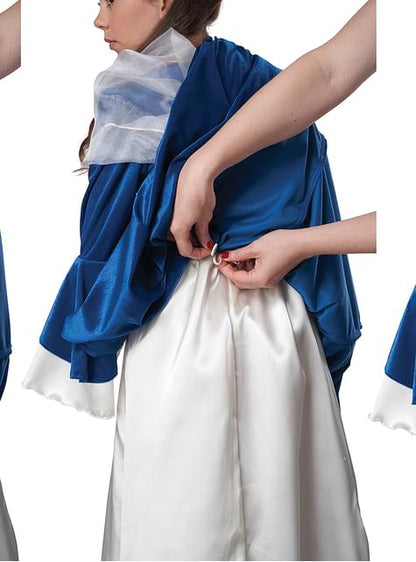 Disfraz de la Época Colonial elegante para niña