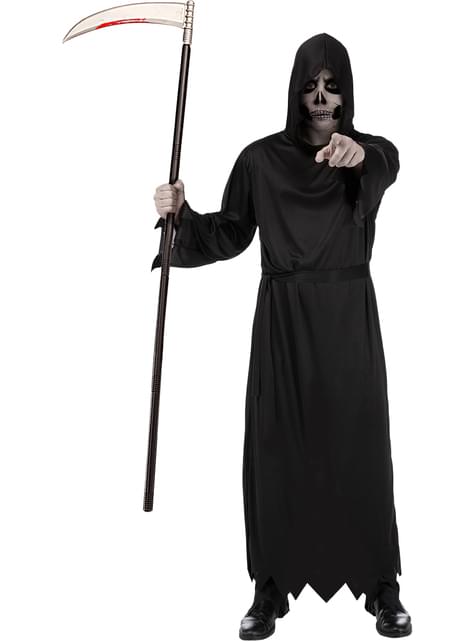 Disfraz de la muerte con accesorios para adulto talla grande - Funiglobal | Funidelia