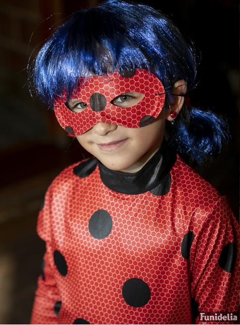 Disfraz de Ladybug con peluca para niña