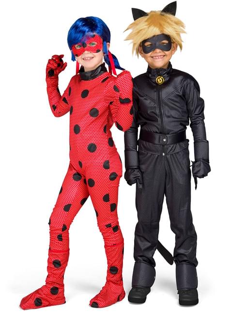 Disfraz de Ladybug con peluca para niña