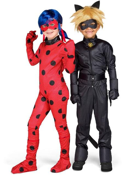 Disfraz de Ladybug con peluca para niña