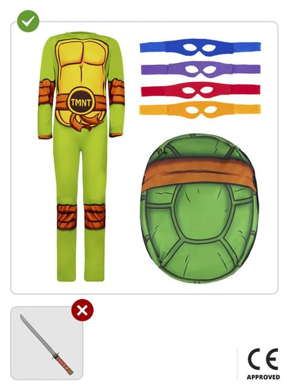 Disfraz de Las tortugas Ninja para niños - Funiglobal | Funidelia