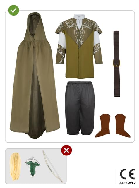 Disfraz de Legolas para adulto - El Señor de los Anillos - Funiglobal | Funidelia