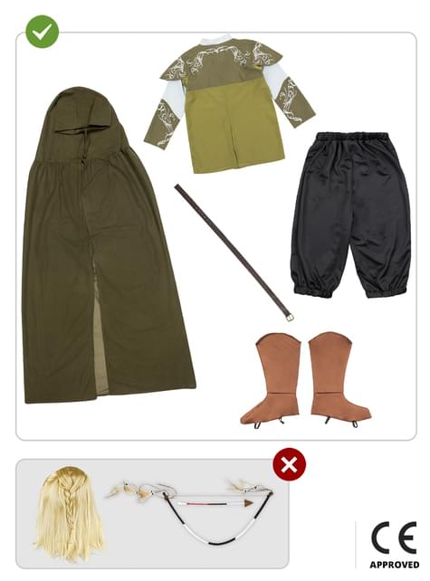 Disfraz de Legolas para Niño - El Señor de los Anillos - Funiglobal | Funidelia
