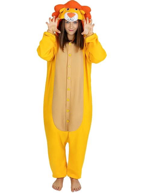 Disfraz de león onesie para adulto - Funiglobal | Funidelia