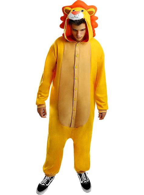 Disfraz de león onesie para adulto - Funiglobal | Funidelia