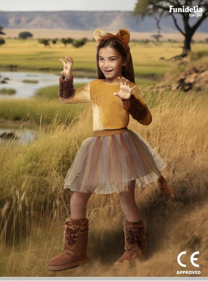 Disfraz de leona para niña - Funiglobal | Funidelia