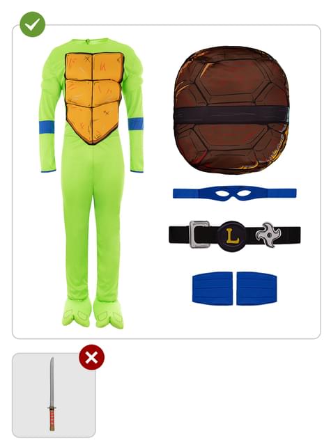 Disfraz de Leonardo para hombre - Las Tortugas Ninja - Funiglobal | Funidelia