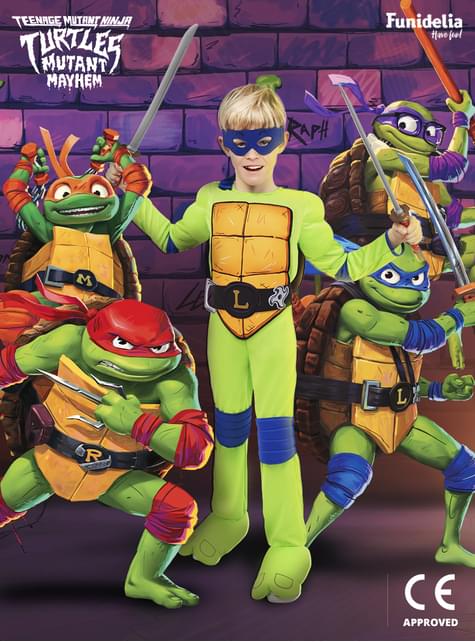 Disfraz de Leonardo para niño - Las Tortugas Ninja - Funiglobal | Funidelia