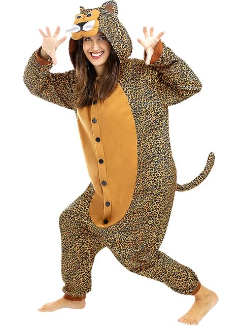 Disfraz de leopardo onesie para adulto - Funiglobal | Funidelia