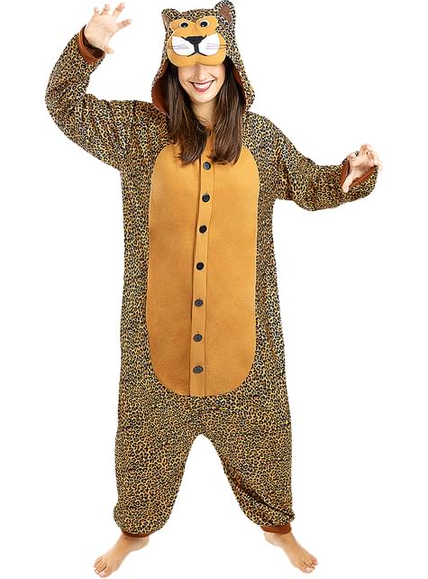 Disfraz de leopardo onesie para adulto - Funiglobal | Funidelia