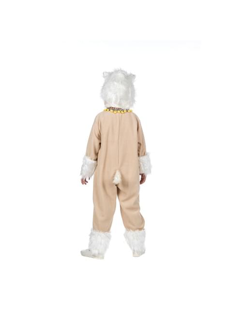 Disfraz de llama para niño