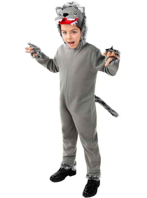 Disfraz de lobo gris para niños - Funiglobal | Funidelia