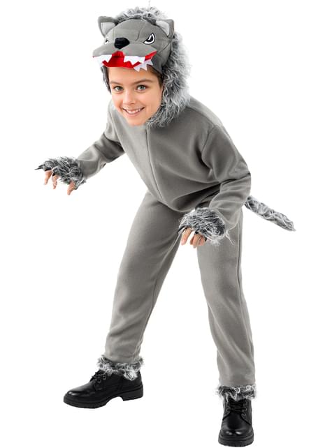 Disfraz de lobo gris para niños - Funiglobal | Funidelia