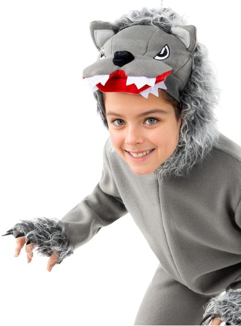 Disfraz de lobo gris para niños - Funiglobal | Funidelia