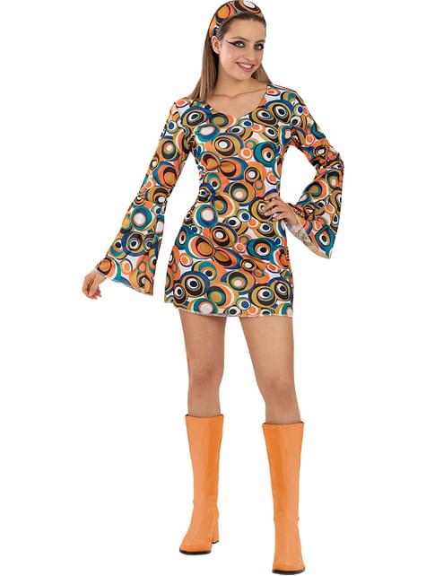 Disfraz de los Años 70 casual para mujer - Funiglobal | Funidelia