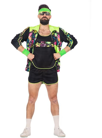 Disfraz de los años 80 aerobic para hombre - Wilbers | Funidelia