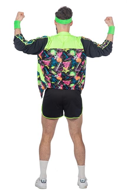 Disfraz de los años 80 aerobic para hombre - Wilbers | Funidelia
