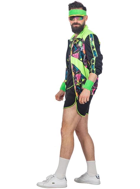 Disfraz de los años 80 aerobic para hombre - Wilbers | Funidelia