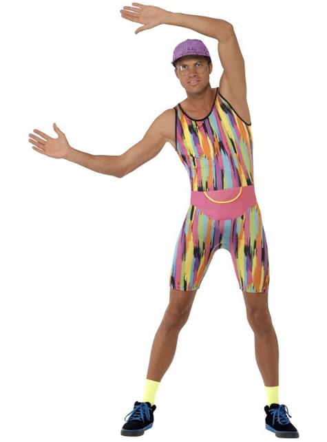 Disfraz Aerobic años 80 para hombre - Smiffys | Funidelia