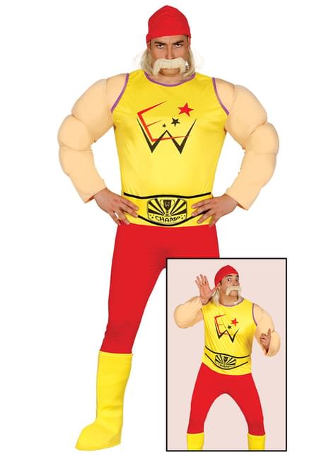 Disfraz de luchador Hogan para hombre - Guirca | Funidelia