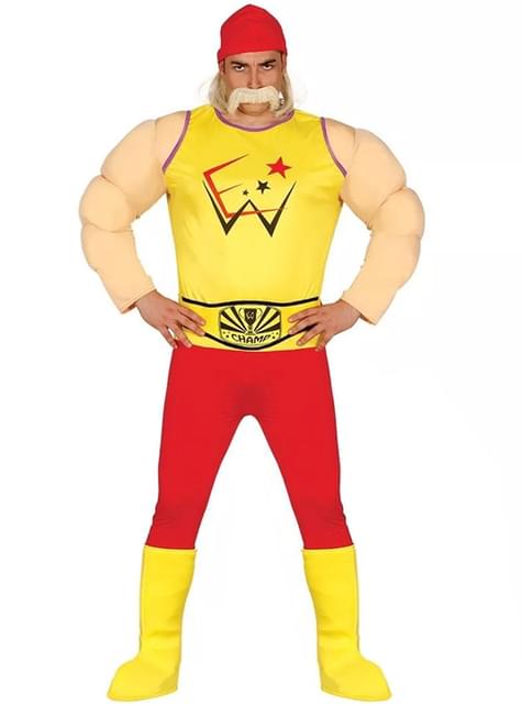 Disfraz de luchador Hogan para hombre - Guirca | Funidelia